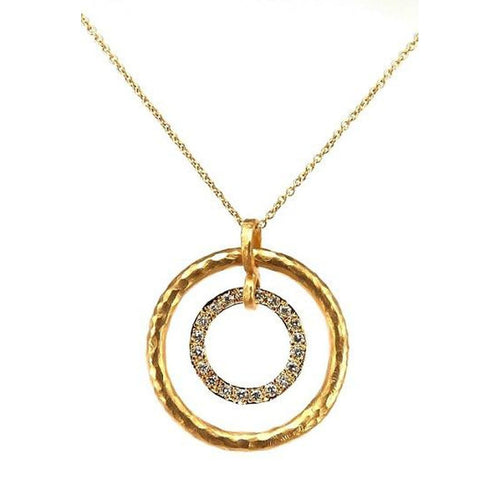 Marika Diamond & 14k Gold Necklace - M5764-Marika-Renee Taylor Gallery