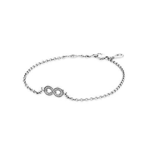 Symbol of Infinity Clear Cubic Zirconia Bracelet - 590509CZ-16-Pandora-Renee Taylor Gallery