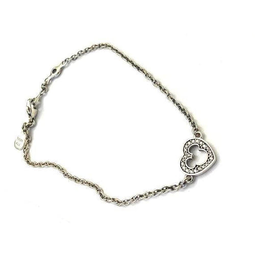 Disney Mickey Silhouette Bracelet - 590512CZ-18-Pandora-Renee Taylor Gallery