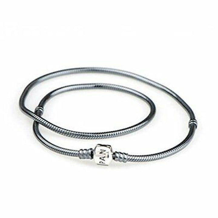 Oxidized Sterling Silver Necklace - 590702OX-50-Pandora-Renee Taylor Gallery