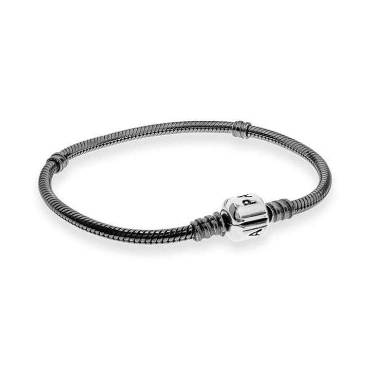 Oxidized Sterling Silver Necklace - 59702-40OX-Pandora-Renee Taylor Gallery