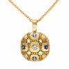 18K Little WIndows Sapphire & Diamond Pendant - M-113S-Alex Sepkus-Renee Taylor Gallery