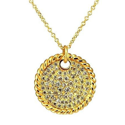 Marika Diamond & 14k Gold Necklace - M6102-Marika-Renee Taylor Gallery