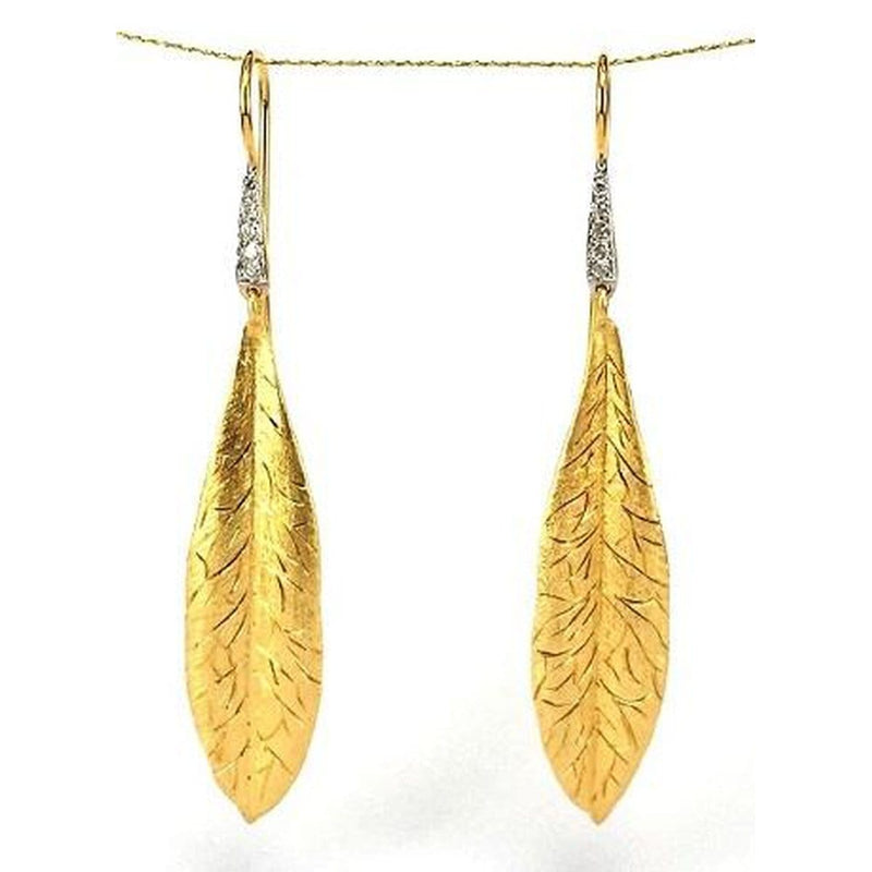 Marika 14k Gold & Diamond Earrings - M6192-Marika-Renee Taylor Gallery