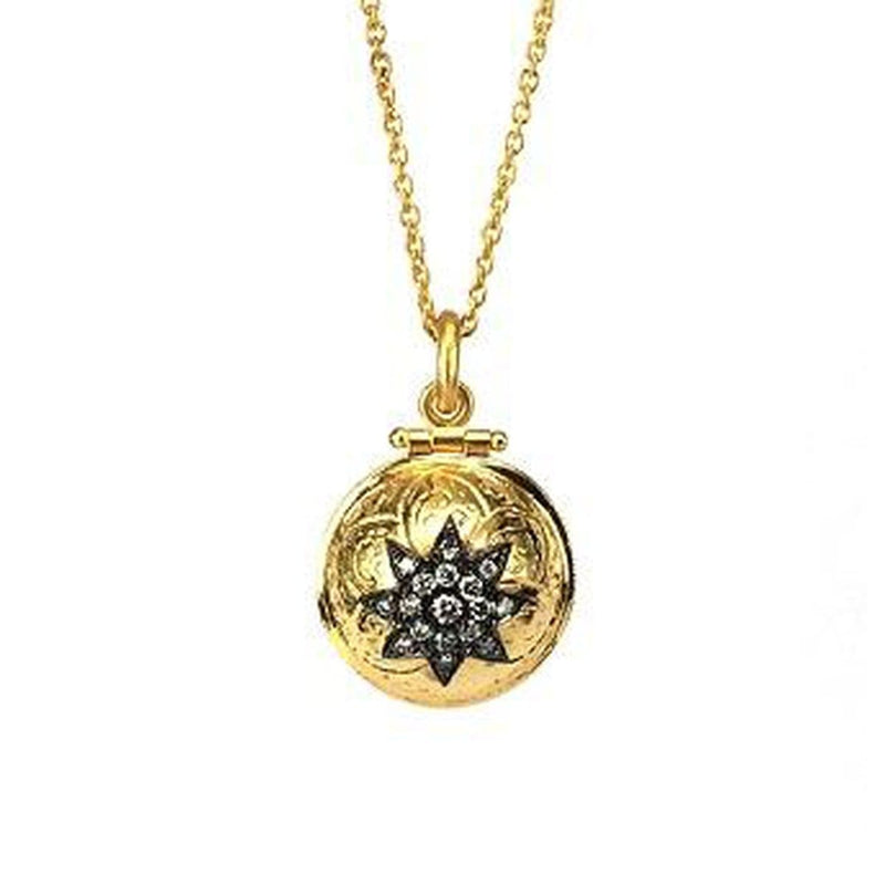 Marika Diamond & 14k Gold Necklace - M6195-Marika-Renee Taylor Gallery
