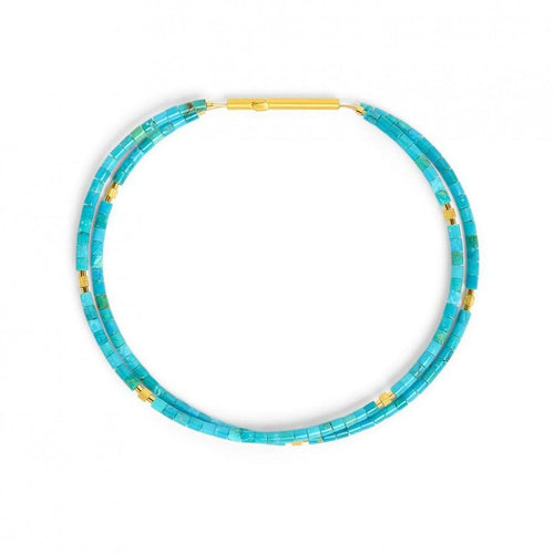 Cubilla Blue Turquoise Bracelet - 62515256-Bernd Wolf-Renee Taylor Gallery