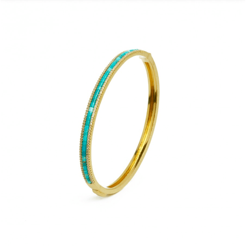Abandi Turquoise Bracelet - 63113256-Bernd Wolf-Renee Taylor Gallery