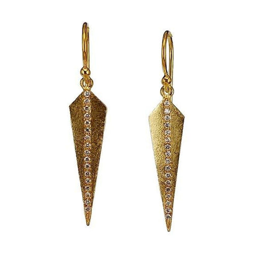 14K Gold & Diamond Earrings - M6574-Marika-Renee Taylor Gallery