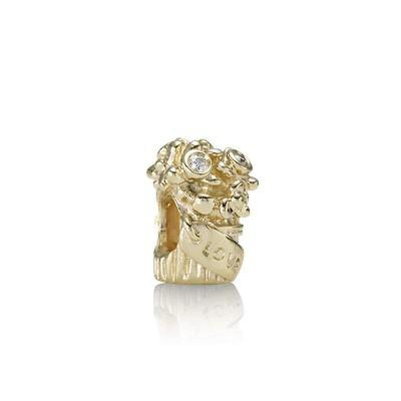 Love Bouquet 14K Gold Charm - 750446D-Pandora-Renee Taylor Gallery