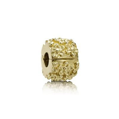 Golden Flower 14K Gold Charm - 750507-Pandora-Renee Taylor Gallery