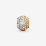 14K Gold Pave' Lights Clear Cubic Zirconia Charm - 750819CZ-Pandora-Renee Taylor Gallery