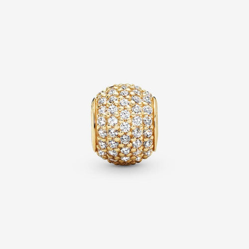 14K Gold Pave' Lights Clear Cubic Zirconia Charm - 750819CZ-Pandora-Renee Taylor Gallery