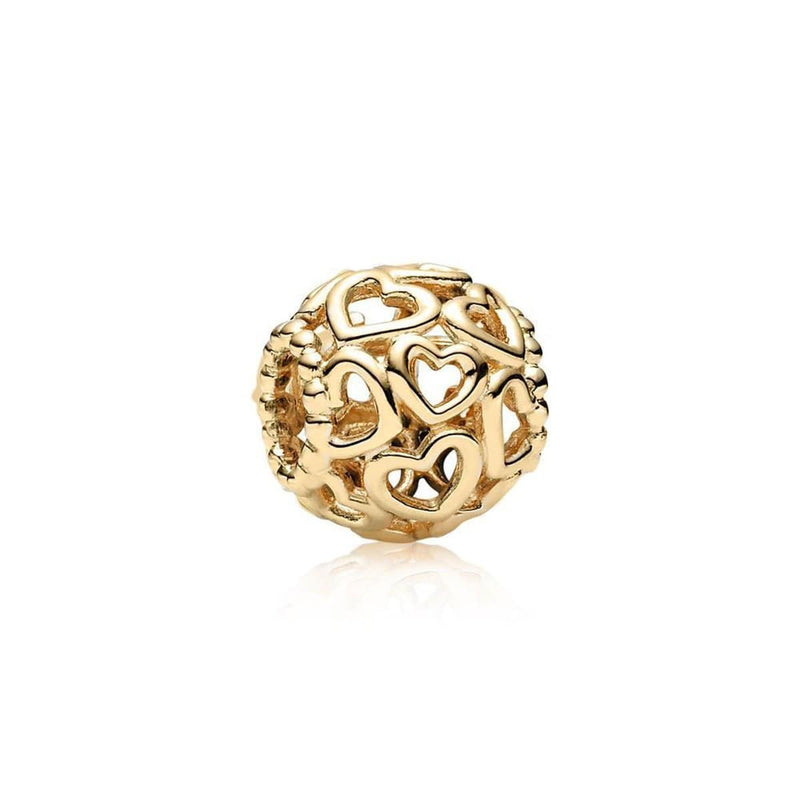 Open Your Heart 14K Gold Charm - 750964-Pandora-Renee Taylor Gallery