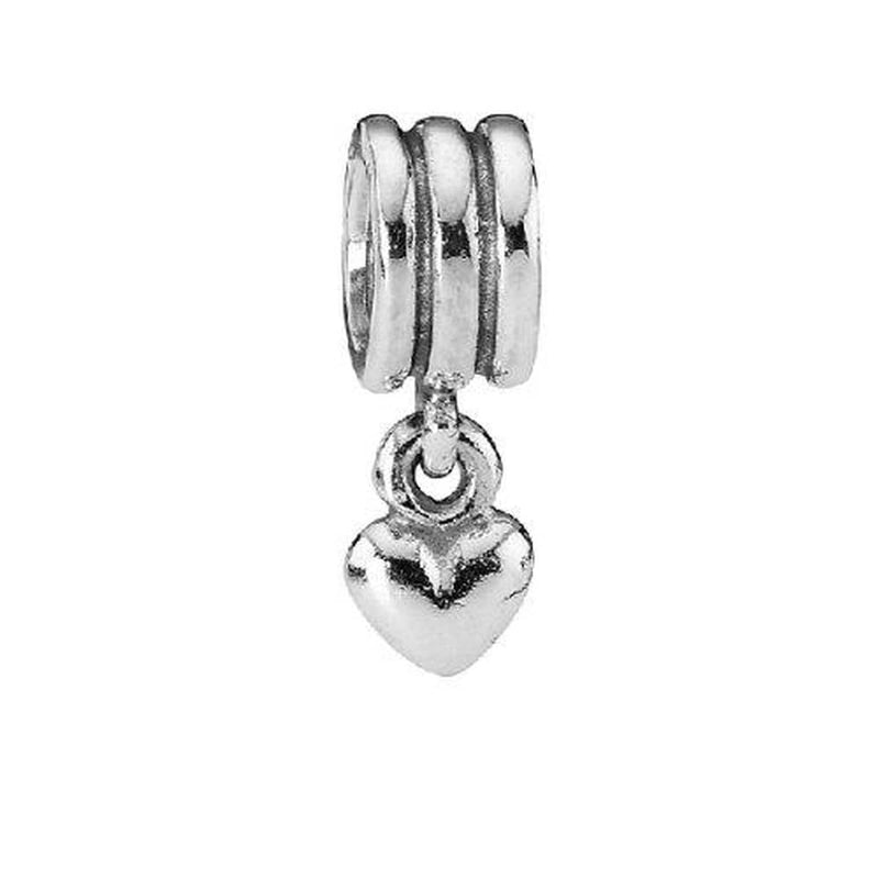 Tiffany's Silver Heart Dangle Charm - 790276-Pandora-Renee Taylor Gallery