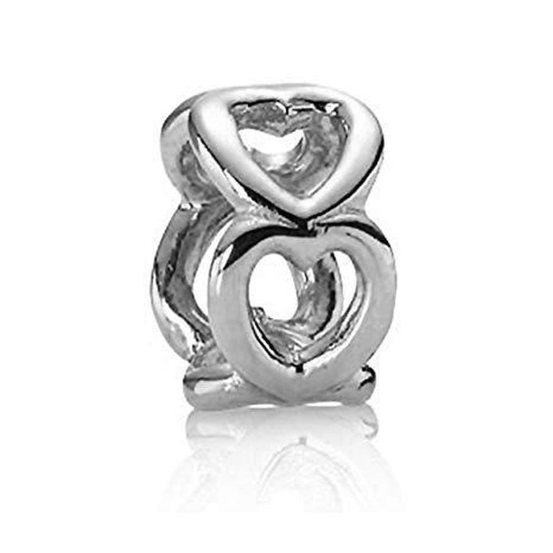 Open Heart Spacer Clip Charm - 790454-Pandora-Renee Taylor Gallery