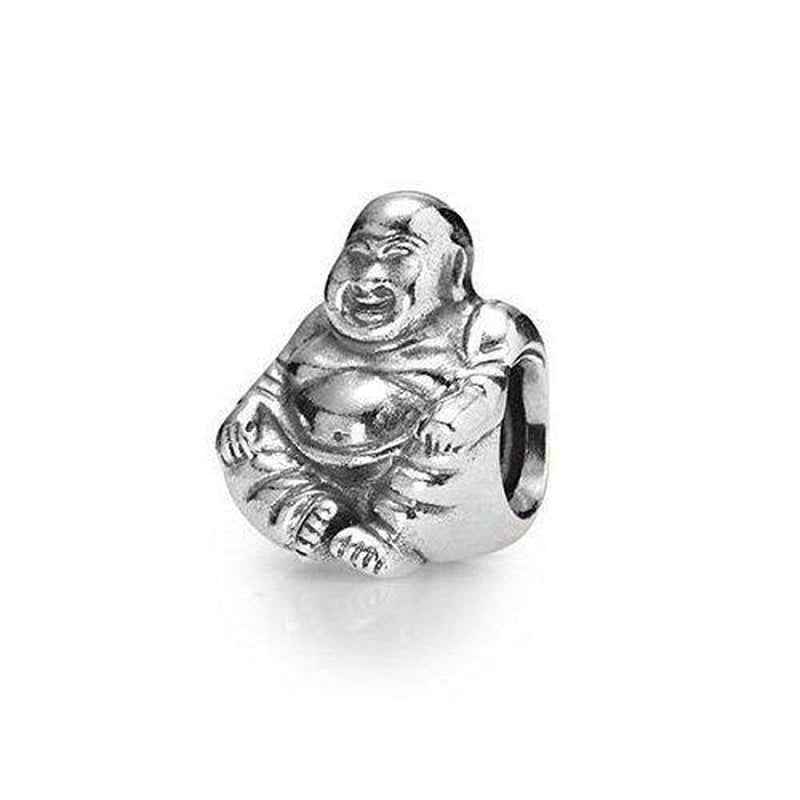 Smiling Buddha Sterling Silver Charm - 790478-Pandora-Renee Taylor Gallery