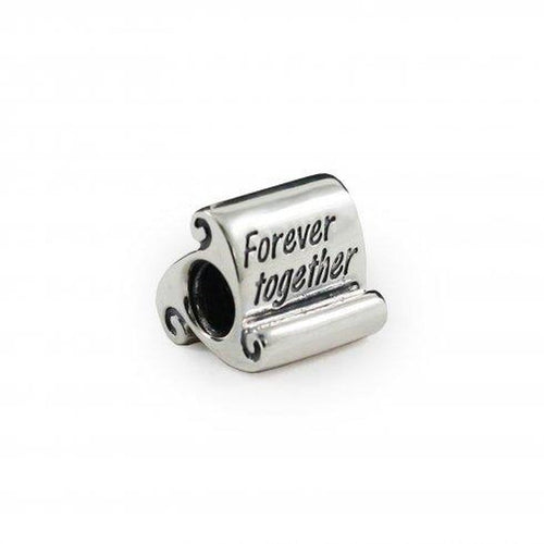 Forever Together Scroll Sterling Silver Charm - 790513-Pandora-Renee Taylor Gallery