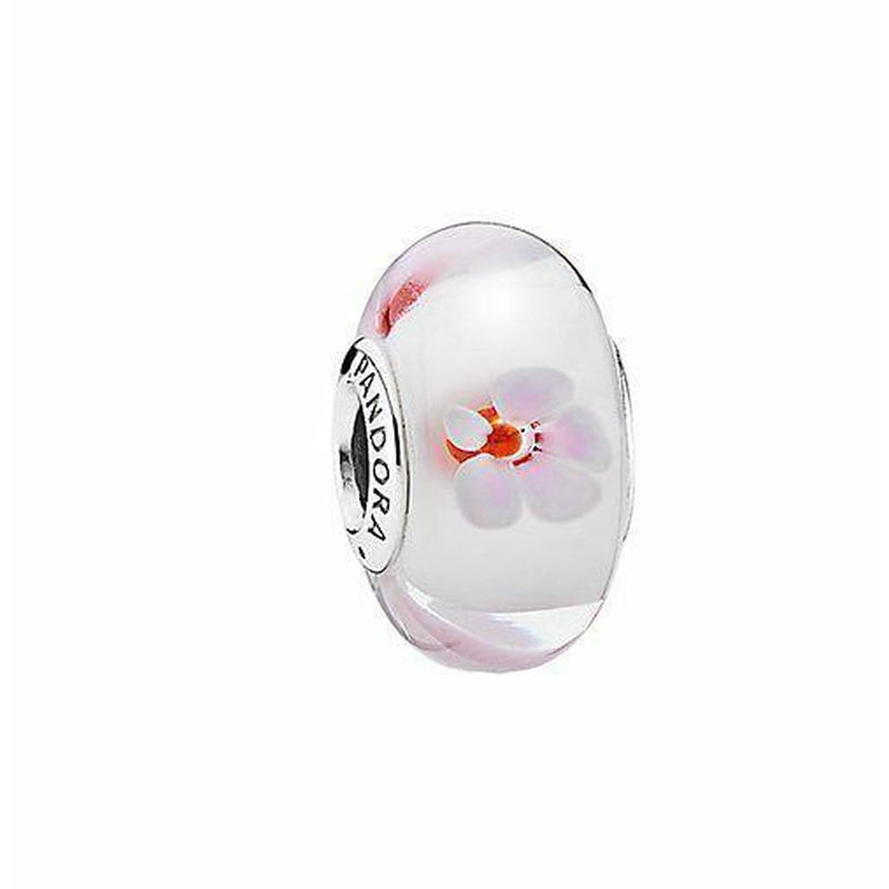 Cherry Blossom Murano Glass Charm - 790947-Pandora-Renee Taylor Gallery