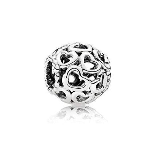 Open Your Heart Sterling Silver Charm - 790964-Pandora-Renee Taylor Gallery