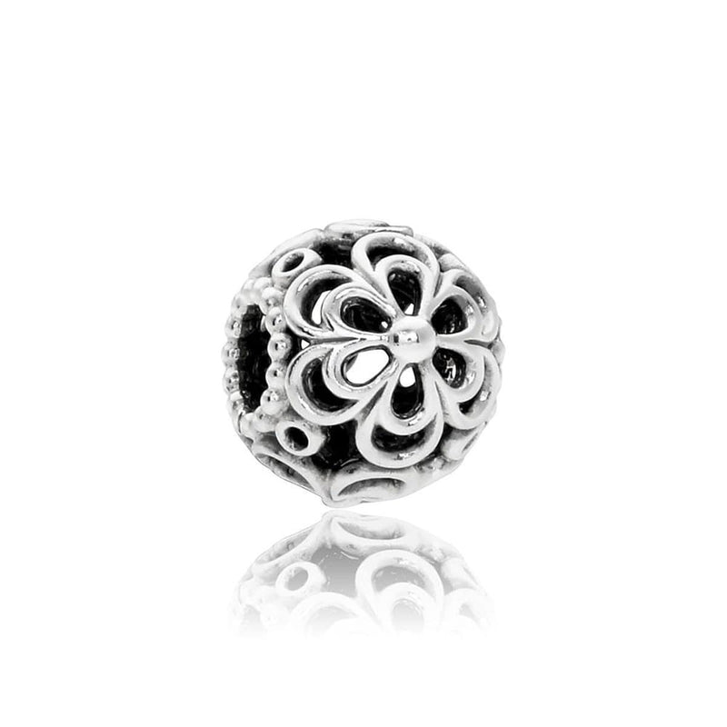 Picking Daisies Sterling Silver Charm - 790965-Pandora-Renee Taylor Gallery