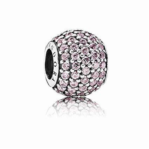 Pave Lights Pink Cubic Zirconia Charm - 791051PCZ-Pandora-Renee Taylor Gallery