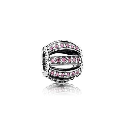 Leading Lady Pink Cubic Zirconia Charm - 791115CZS-Pandora-Renee Taylor Gallery