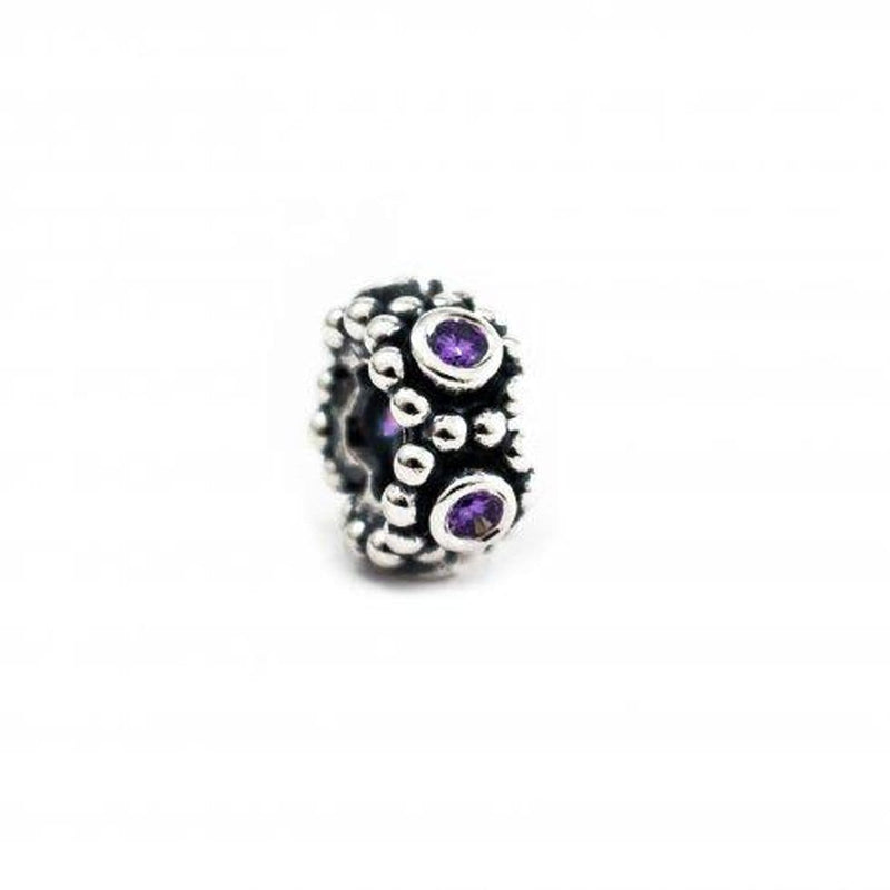 Her Majesty Purple Cubic Zirconia Charm - 791122ACZ-Pandora-Renee Taylor Gallery