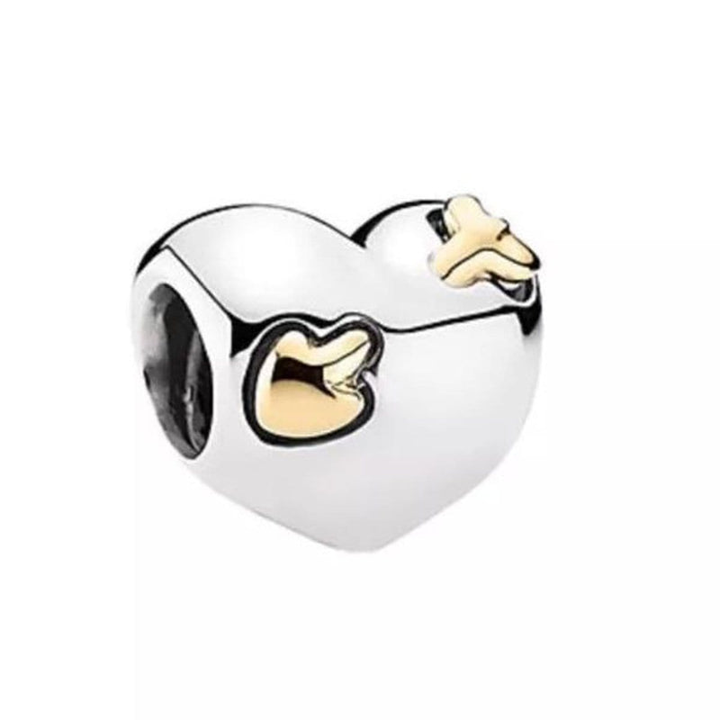 Lovestruck 14K Gold & Silver Charm - 791171-Pandora-Renee Taylor Gallery