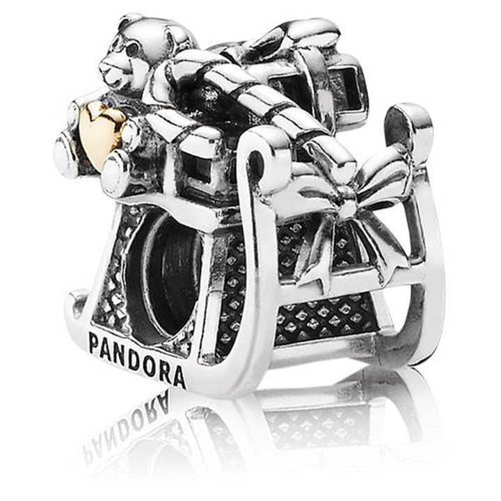 Dashing Through the Snow 14K Gold Charm - 791207-Pandora-Renee Taylor Gallery