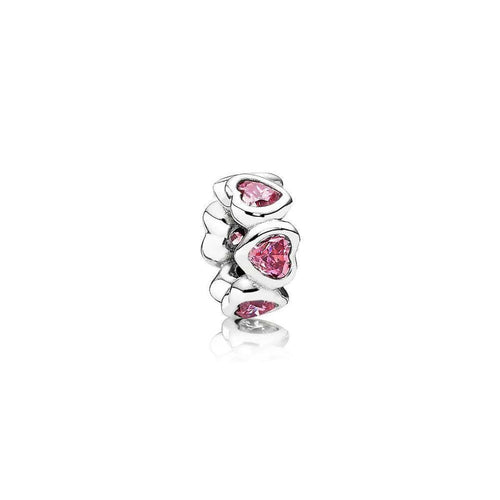 Space in My Heart Pink Cubic Zirconia Charm - 791252CZS-Pandora-Renee Taylor Gallery