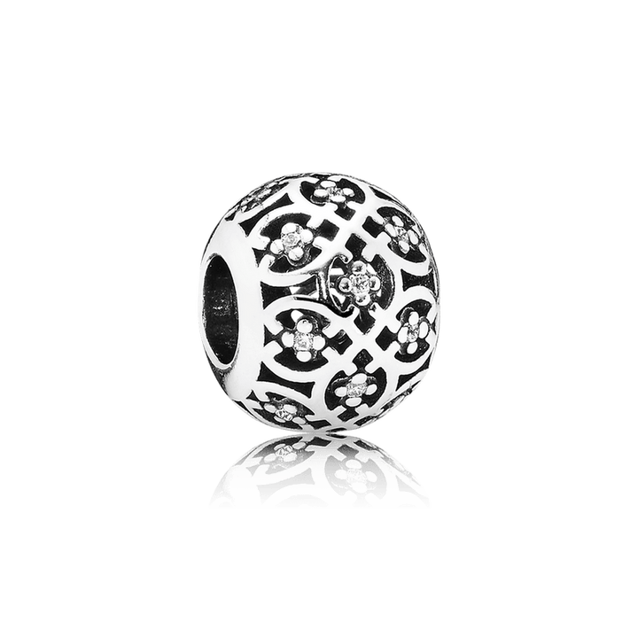 Intricate Lace Clear Cubic Zirconia Charm - 791295CZ-Pandora-Renee Taylor Gallery
