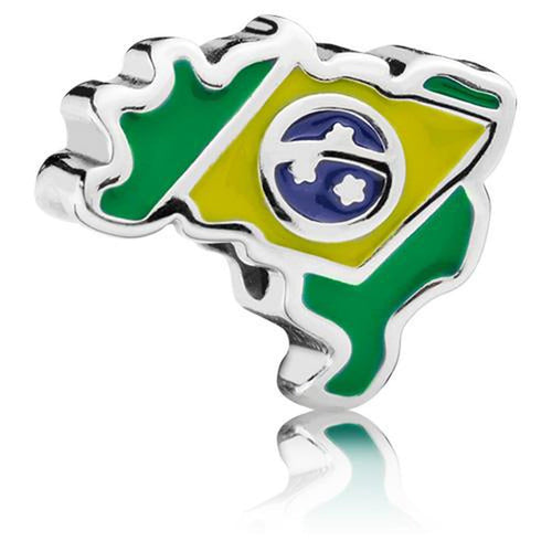 Brazil Charm - 791303ENMX-Pandora-Renee Taylor Gallery