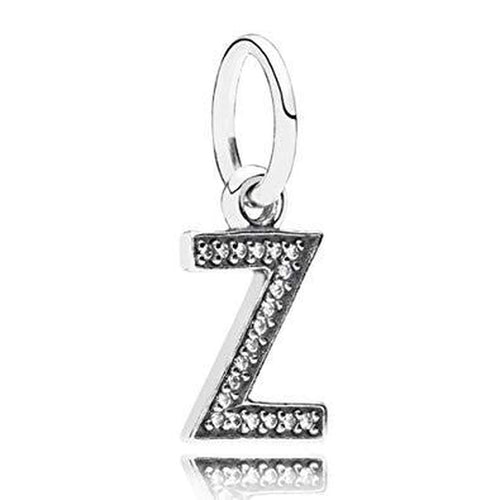 Letter Z Clear Cubic Zirconia Charm - 791338CZ-Pandora-Renee Taylor Gallery
