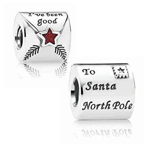 Letter to Santa Red Enamel Charm - 791390EN58-Pandora-Renee Taylor Gallery