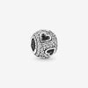 Tumbling Hearts Clear Cubic Zirconia Charm - 791426CZ-Pandora-Renee Taylor Gallery