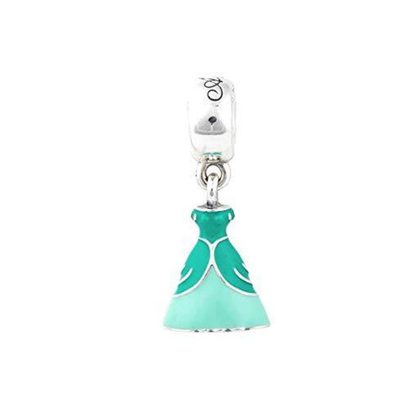 disney princess dress pandora charms Disney Blue Princess Dress Dangle Charm S925