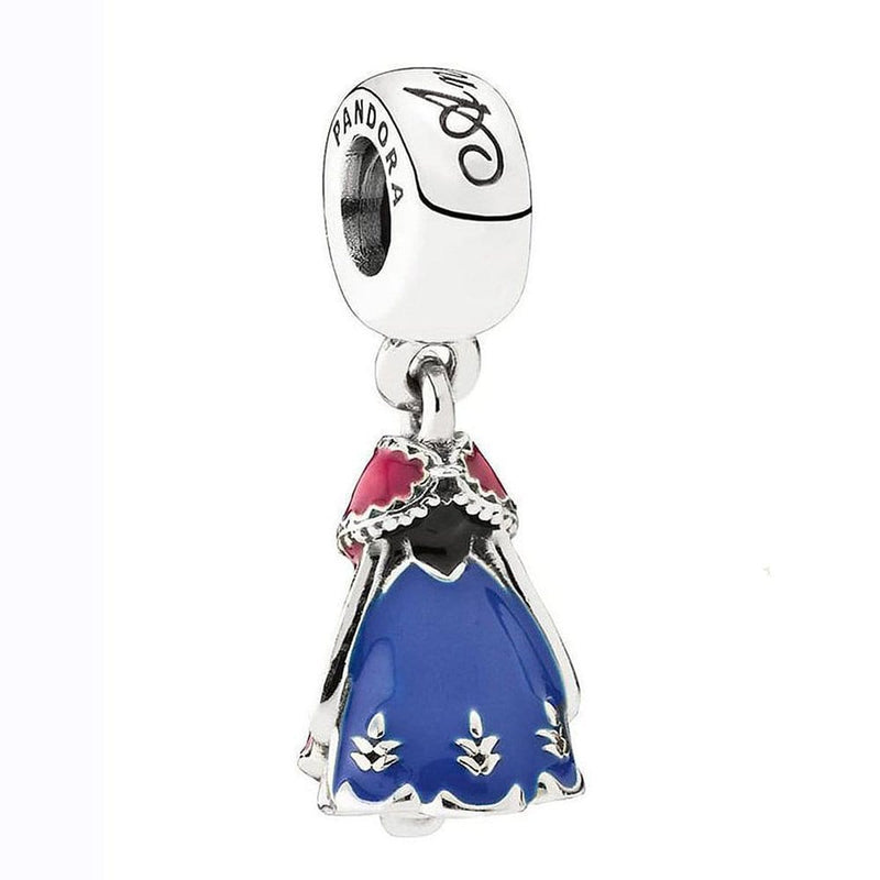 Disney Anna's Dress Charm - 791591ENMX-Pandora-Renee Taylor Gallery