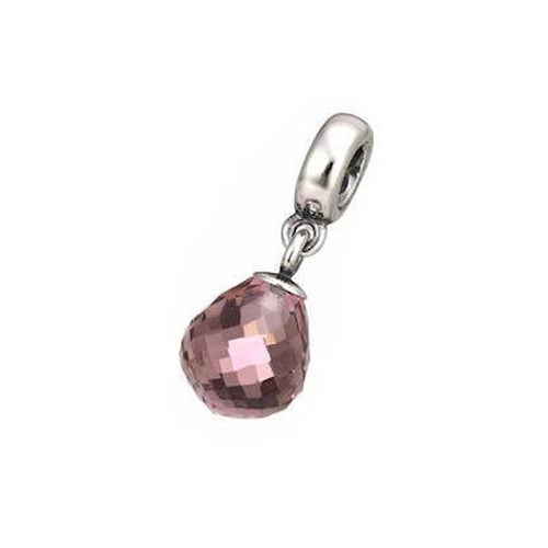 Purple Faceted Beauty Murano Glass Charm - 791602CPE-Pandora-Renee Taylor Gallery