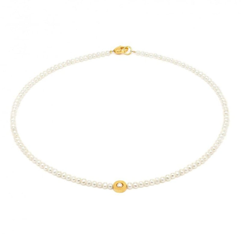 Uni Freshwater Pearl Necklace - 81810656-Bernd Wolf-Renee Taylor Gallery