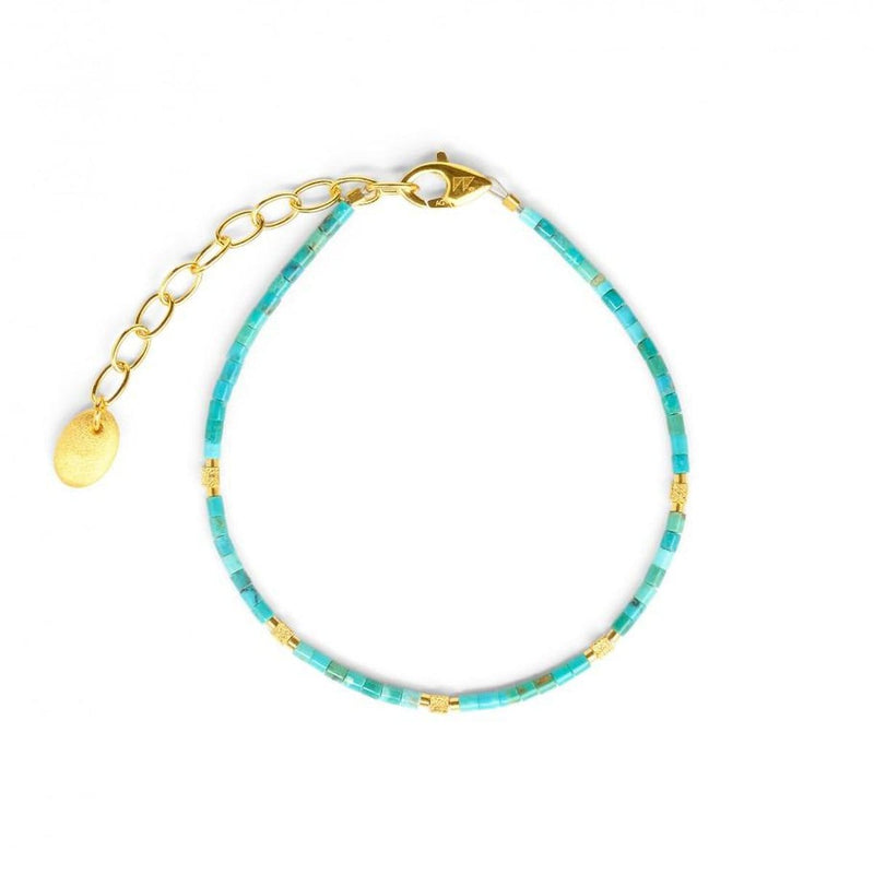 Cubiliani Blue Turquoise Bracelet - 82040256-Bernd Wolf-Renee Taylor Gallery