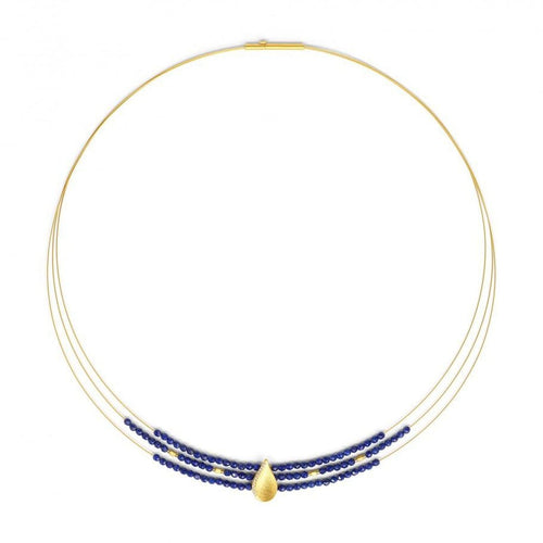 Aquina Lapislazuli Necklace - 84123236-Bernd Wolf-Renee Taylor Gallery