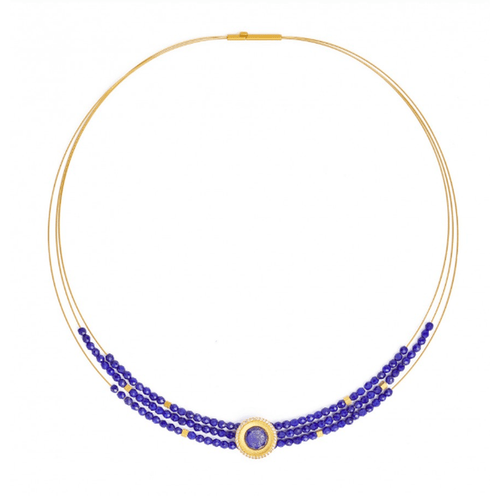 Belanna Lapislazuli Necklace - 84145236-Bernd Wolf-Renee Taylor Gallery