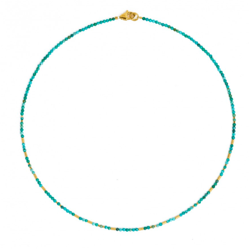 Tabaci Blue Turquoise Necklace - 84457256-Bernd Wolf-Renee Taylor Gallery