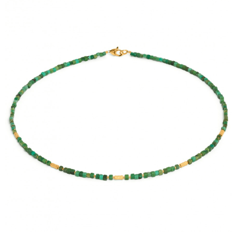 Wasuka Green Turquoise Necklace - 84467356-Bernd Wolf-Renee Taylor Gallery