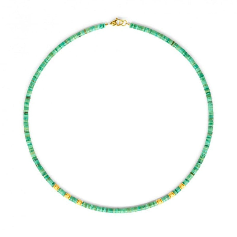 Wanda Green Turquoise Necklace - 84484356-Bernd Wolf-Renee Taylor Gallery