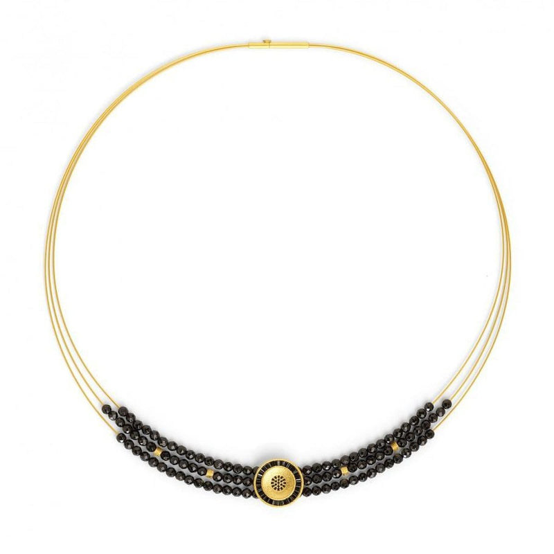 Solapas Black Spinel Necklace - 84919496-Bernd Wolf-Renee Taylor Gallery