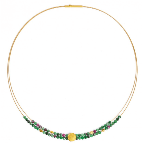Sunnini Ruby Zoisite Necklace - 84941086-Bernd Wolf-Renee Taylor Gallery