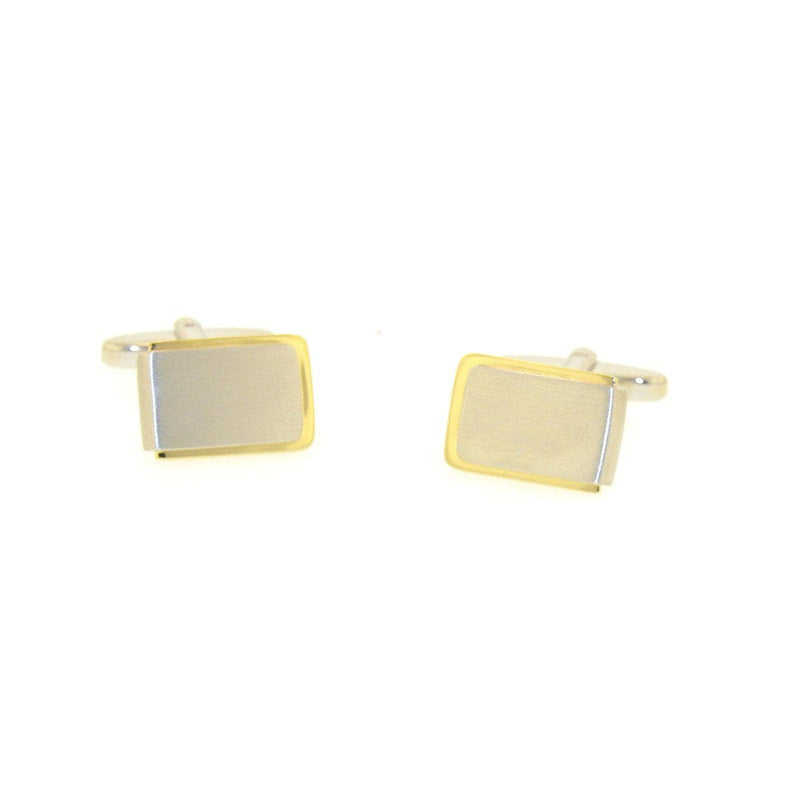 Yellow Gold Plated Sterling Silver Cufflinks - 84/00089-0-RH/Y-Breuning-Renee Taylor Gallery