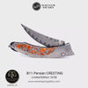 Persian Cresting Limited Edition Knife - B11 CRESTING