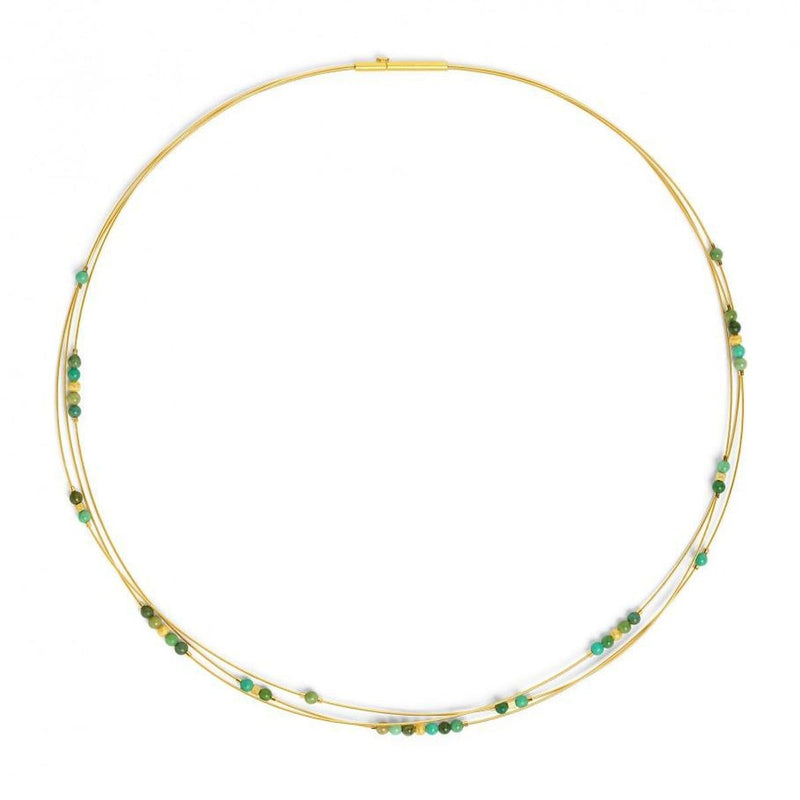 Beatriz Green Turquoise Necklace - 85132356-Bernd Wolf-Renee Taylor Gallery